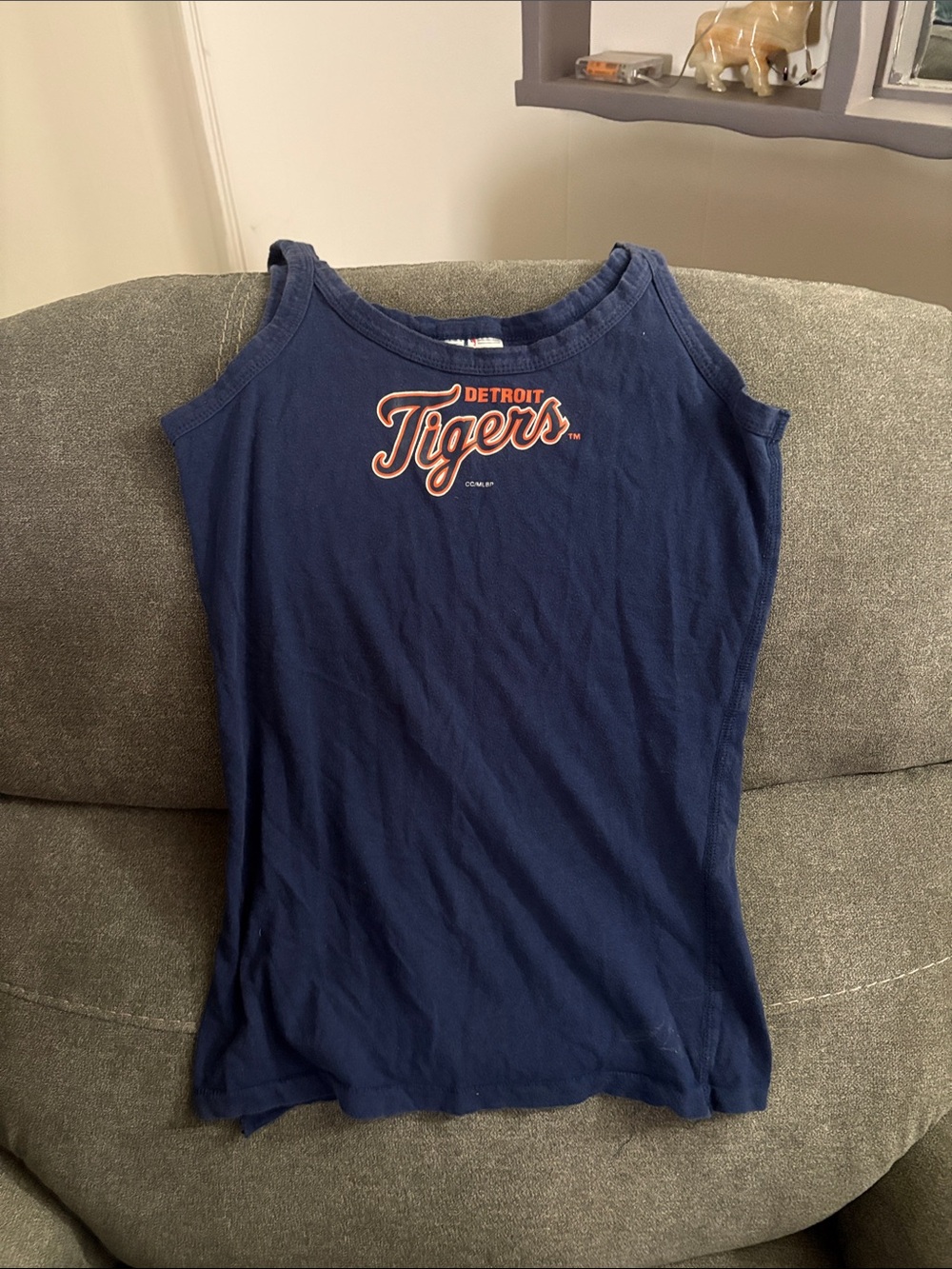 Genuine Merchandise Navy Detroit Tigers Tank Top